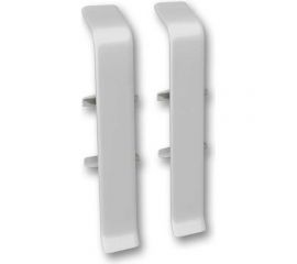 Соединитель для плинтуса DECONIKA (70 мм, 002 Светло-серый, 2 шт.) Д-П70-С-Ф2 002 СВТ СЕР 