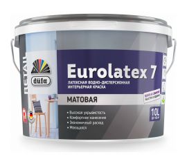 Краска Dufa Retail ВД EUROLATEX 7 10 л Н0000003406 