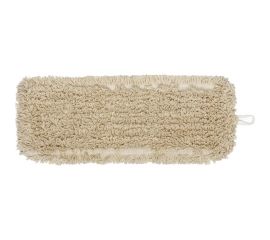 Плоская насадка МОП для швабры/держателя ЛАЙМА EXPERT 50 см, уши/карманы, нашивной хлопок 605304 