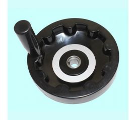 Маховик TLX 100x12x40x4мм DxdxHxb цельнолитой, бакелит с откидной ручкой 65936 