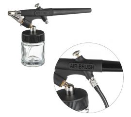 Мини-аэрограф с набором аксессуаров INTERTOOL PT-1503 