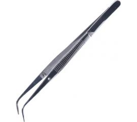 Загнутый пинцет BAKU (медицинская сталь) 150x0,8 мм 340558 