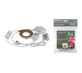 Комплект светодиодной ленты TDM SMD5050-30 LED/м-12 В-7,2 Вт/м 1 м 12 Вт, IR-контроллер SQ0331-0228 