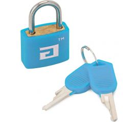 Навесной замок для чемоданов Аллюр ВС1Л-20 голубой, d=2,8 мм 8500 