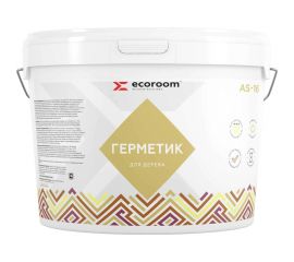 Акриловый герметик ECOROOM AS-16 для дерева, белый, 15 кг E-Герм-4189/15 