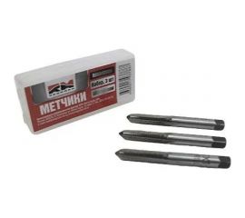 Метрические метчики REDMARK M10х1,25мм 3 шт RM242108 