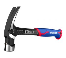 Молоток-гвоздодер WORKPRO 450г цельнометаллический WP241013 