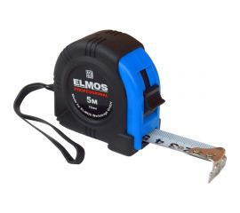 Рулетка Elmos 5 м, 19 мм, магнит, обрезиненная e70 513 