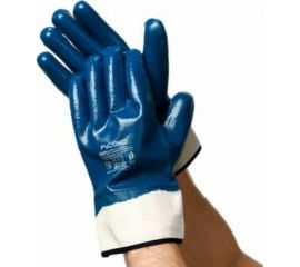 Нитриловые маслобензостойкие перчатки с манжетом РУСОКО Кварц К, 12 пар, р-р 11/XXL 212210Сн-1 