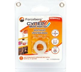 Неодимовый магнит - кольцо 20х10х3 мм, 2шт Forceberg 9-1252204-002 
