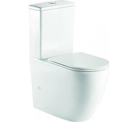 Унитаз-компакт ALCORA Impresion 3/6, безободковый, с сиденьем дюропласт, микролифт LT-2157A-R 