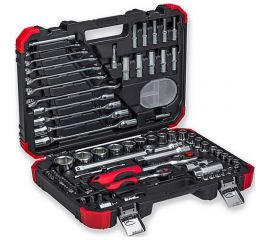 Набор торцевых головок 1/2 и 1/4 дюйма, 92 шт Carolus 3066622 