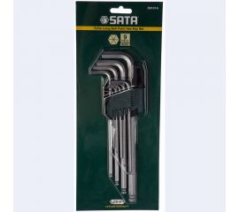 Набор удлинённых шестигранных ключей 9шт Sata 09101A 