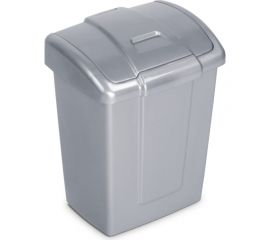 Контейнер для мусора Martika Форте 6 л, серебристый С339СРБ 