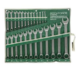 Набор комбинированных ключей Rockforce 6-36 мм, 26 предметов RF-5261P36 