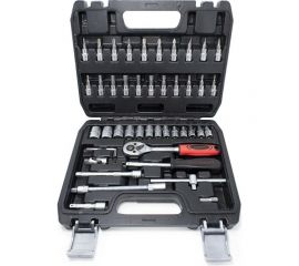 Набор инструмента Forcekraft FK-2462-5 1/4, 6-гранные, 4-14 мм, 46 предметов 50850 