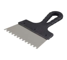 Зубчатый шпатель с антикоррозийным покрытием 150мм зуб 10х10мм Jettools 202-150/10 
