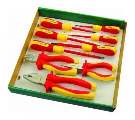 Набор изолированных отверток и пассатижей Sata 9 предметов 09262 