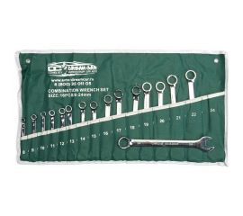 Набор накидных ключей Dreamcar зеленый, 8-24, 16 шт. DC-000-0694145 