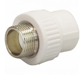 Комбинированная муфта СТМ ПЛАСТ PP-R, с наружней резьбой DN 32х1/2 CPSM3212 