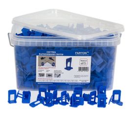 Система выравнивания плитки Клипса 800 шт, 1 мм Farton 100013 
