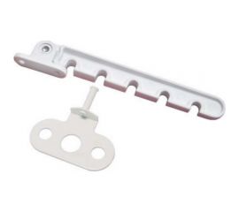 Оконный ограничитель Скобис 5-и позиционный, пластиковая гребенка, белый, 100 шт. 4680016802032 