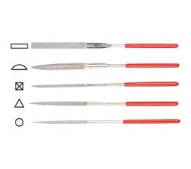 Набор надфилей STARTUL алмазных 140х50х3мм 5 предметов Profi ST4046-5 