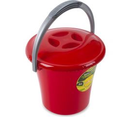 Ведро Martika Либерти 3 л, с крышкой, красное С601ККРА 
