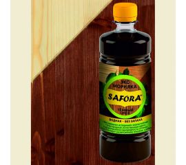 Морилка водная SAFORA для дерева, темный орех, 500 мл 004 