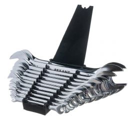 Набор рожковых ключей REXANT 6-32 мм 12 шт, CrV, полированный хром 12-5845 