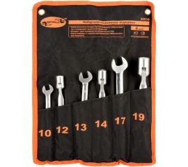 Набор рожково-торцевых ключей 6шт 10-19мм сумка АвтоDело 30516 14566 
