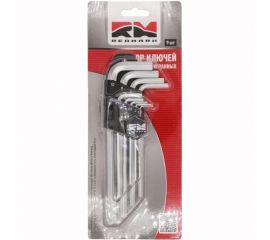 Набор удлиненных шестигранных ключей REDMARK 1.5, 2, 2.5, 3, 4, 5, 6, 8, 10 мм, 9 шт. RM91103 