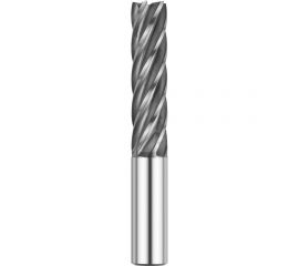 Фреза концевая цх 22.0x75x141 мм, 6-п, длинная, Р6М5, ГОСТ 32831-2014, хв. 20 мм ИНСТУЛС 00001424992 