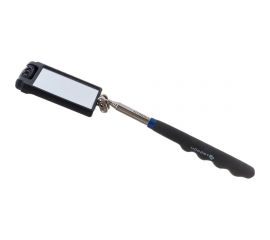 Телескопическое зеркало HOEGERT TECHNIK 50х80 мм со светодиодом, 300-880 мм HT4R504 