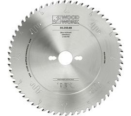 Диск пильный по древесным материалам (250x30x3.2/2.2 мм, Z=60, 10ATB) WOODWORK 35.250.60 