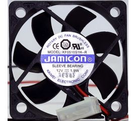 Вентилятор JAMICON KF0510S1H 50х50х10 12В с разъемом 2 конт.MOLEX 5239-2(PHU-2) С00034217 
