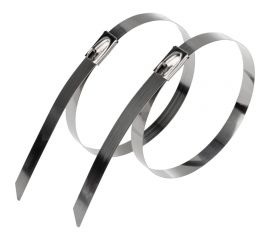 Стальной хомут стяжка REXANT 300x7,9 мм, 100 шт. 07-0310-100 