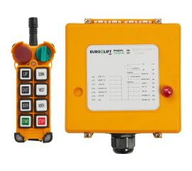 Радиоуправление EURO-LIFT F24-6D, комплект (пульт 6 кнопок, 2 скорости + приемник) 00-00004480 