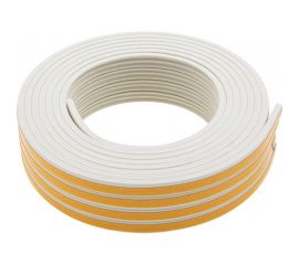 Резиновый уплотнитель СИБРТЕХ (12 м; профиль E; белый) 88911 