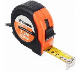 Рулетка ЕРМАК с обрезиненным корпусом, 7,5мх25мм 658-994 