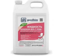 Жидкость для верхнего бачка биотуалета BIO-T PINK, 5 л Goodhim 50705 