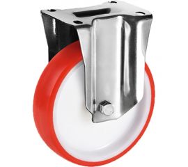 Опора колесная неповоротная (125 мм; 165 кг; полиуретан) Longway FNP 55 