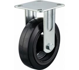 Колесо неповоротное (150 мм; игольчатый подшипник; грузоподъемность 220 кг; чугун; резина) СТЕЛЛА-ТЕХНИК N29150F 