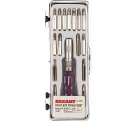 Наборная отвертка для точечных работ REXANT 16 предметов 12-4704 
