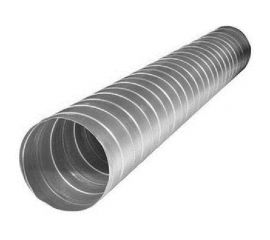 Воздуховод спирально-навивной Ø100 мм, длина 1.5 м,оцинкованная сталь ГАЛВЕНТ 259306 