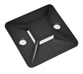 Нейлоновые площадки Grisard Electric 20x20 мм, черные, 100 шт./уп. GRE-010-1006 