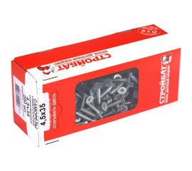 Универсальные саморезы Стройбат 4,5x35 белый цинк 200 шт 075491 