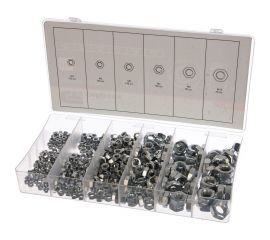 Набор гаек СИБРТЕХ М3, М4, М5, М6, М8, М10 600 предметов 47615 
