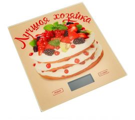 Настольные электронные весы ВАСИЛИСА ВА-006 Лучшая хозяйка : 5 кг, стекло 0R-00001815 