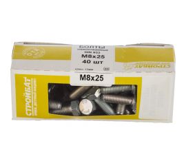 Оцинкованные болты Стройбат DIN 933 М8х25 40 шт. 2630030/005421 